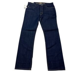 Vans Off the Wall Strater Denim Jeans 32x32 Dark Blue Straight Fit Mid Rise New